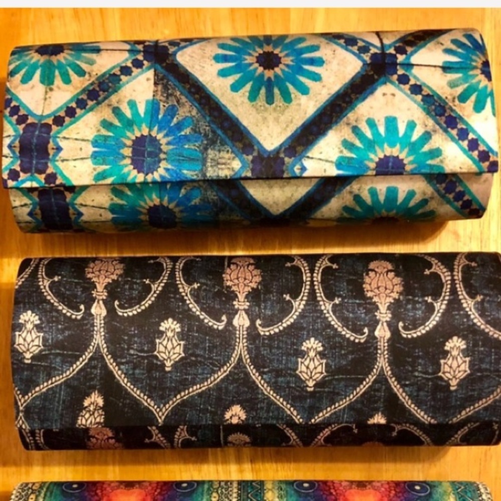 Printed Clutches by Amishi London